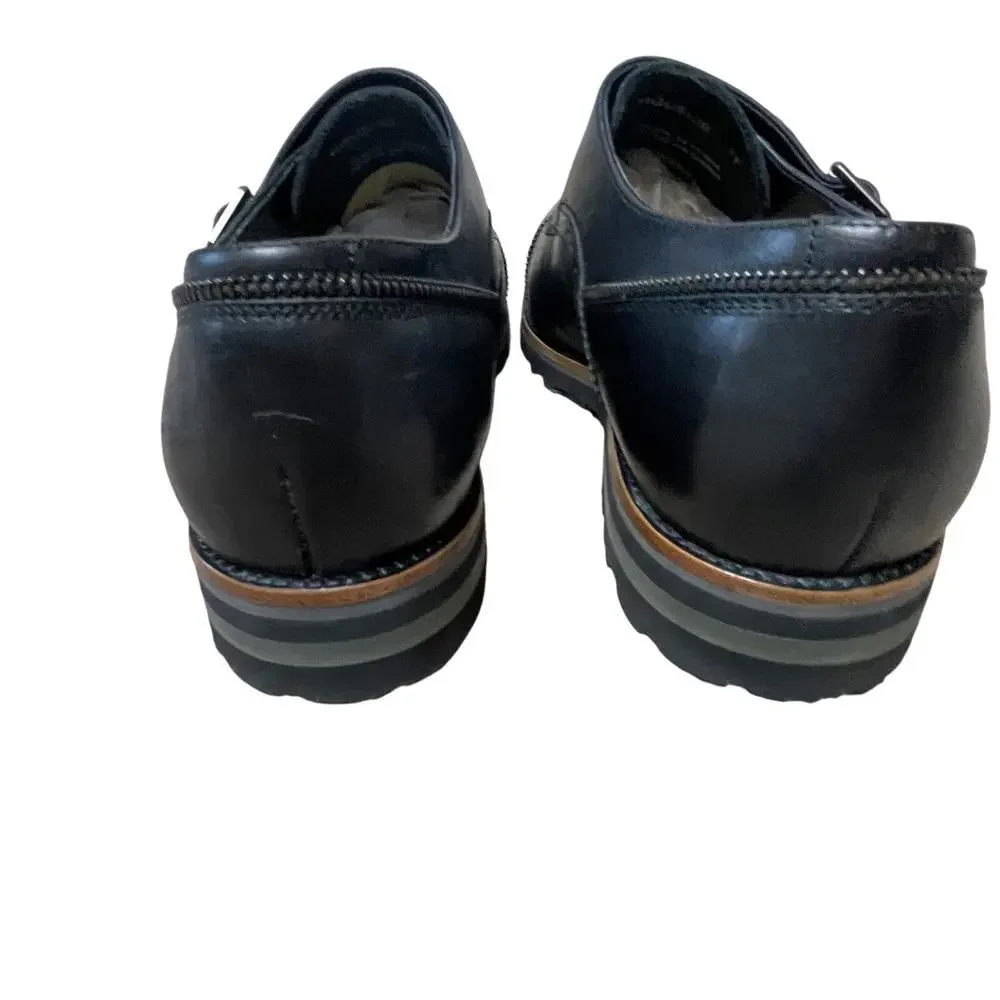 Robert Graham‎ Acadia RGC5120 Mens Black Leather Monk Strap Oxford Shoes 11